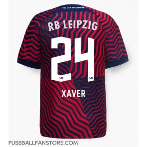 RB Leipzig Xaver Schlager #24 Replik Auswärtstrikot 2023-24 Kurzarm